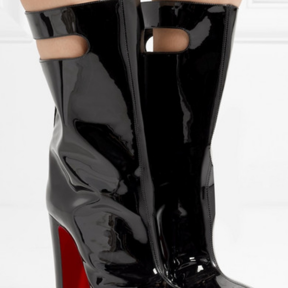 NIB AUTHENTIC Christian Louboutin Bag Bootie 38/8